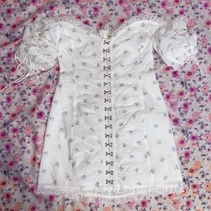 For Love and Lemons Magnolia Mini Dress